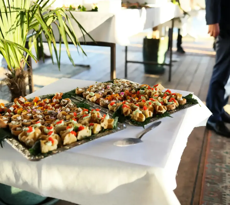 VIP event and film production catering in NYC Manhattan luxury catering service