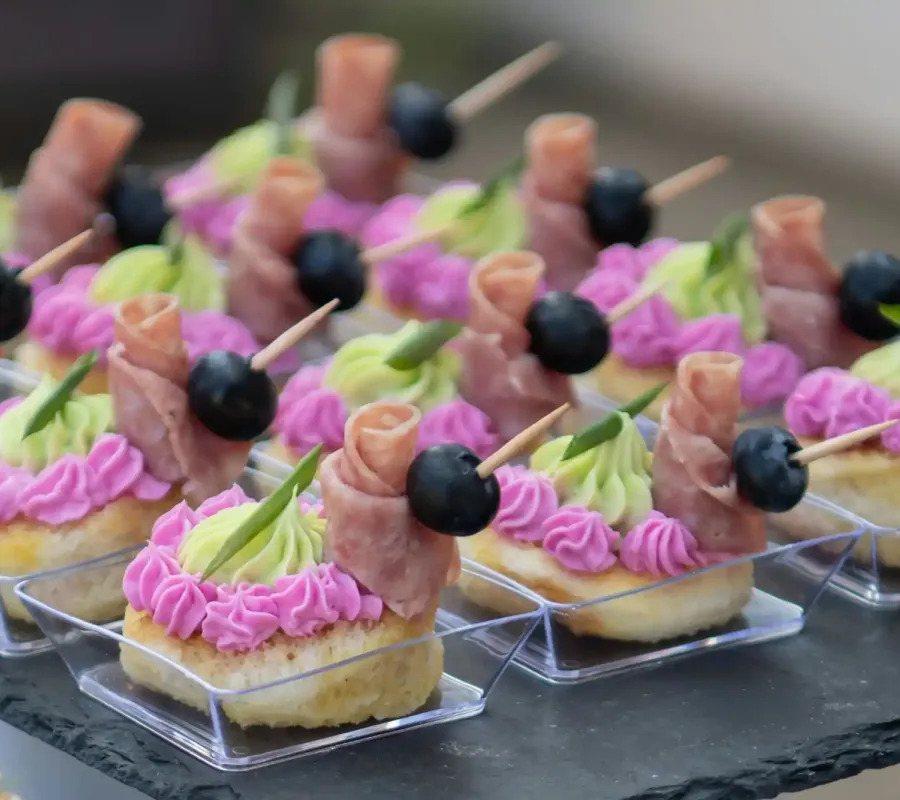 Luxury birthday party catering setup in New York City with elegant plated dining and event styling