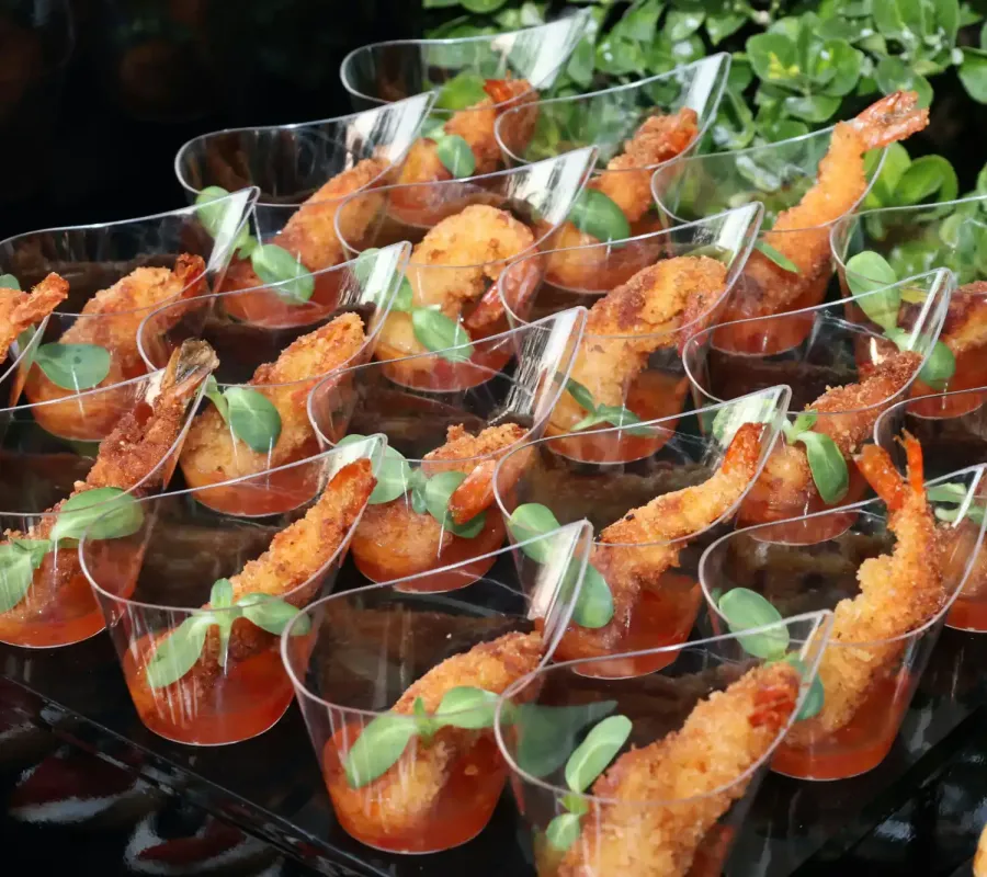 Elegant private party catering NYC rooftop dinner Manhattan skyline celebration
