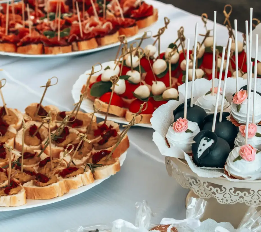 Engagement party catering NYC by Grand Affaire Catering featuring elegant food presentation for celebrations in Manhattan New York City